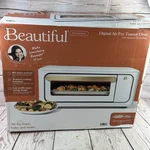 Beautiful Infrared Air Fryer Toaster Oven 9 Slice 1800W White Icing Quartz. Fixed Price $81.99.