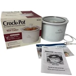 Rival Stoneware Crock Pot Slow Cooker 1.5 Quart Model 3215WM Very Nice. Fixed Price $17.19.