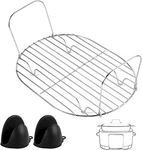 Steam And Roast Rack Compatible With Ninja Foodi Possible Cooker Pro 8.5 Qt MC10. Fixed Price $17.28.