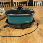 West Bend Qt Versatility Slow Cooker Green Griddle Carrier 84915R. Fixed Price $24.99.