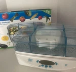 Heat Richard Simmons Electronic Steamer Healthly Cooking Box. Fixed Price $68.99.