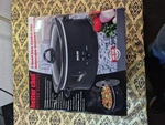 3-QUART Oval Slow Cooker With Temperature Settings And Glass Lid (black). Fixed Price $29.95.