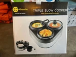 Granite Triple Slow Cooker - 1.0 Quart Each. 3.0 Total. Fixed Price $50.00.