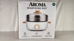 Aroma 2.5 Quart Whatever Pot Dual Cooking Surfaces: & Nonstick Grill. Fixed Price $50.99.
