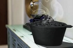 Fire Beauty Woodstove Steamer Humidifier Cast Iron Lattice Top Rust Resist. Fixed Price $29.95.