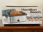 Hamilton Beach 28 Lb Turkey Roaster 22 Quart Oven - New. Fixed Price $60.00.