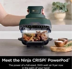 Ninja Crispi 5-IN-1 Portable Glass Air Fryer System FN103BF British Racing Green. Fixed Price $199.99.