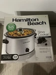 Hamilton Beach Qt Oval Slow Cooker Dishwasher Safe Keep Warm 33236. Fixed Price $40.00.