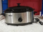 Mint Used 2X Nesco Qt. Stainless Steel Electric Roaster 4816-25 (4 Pc.). Fixed Price $55.00.