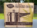 Nos/nib Mirro Matic Quart Deluxe Model Pressure Cooker M-0294-56 Made In Usa. Fixed Price $90.00.