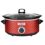 Brentwood Select 7 Quart Slow Cooker Red Ceramic Pot Dishwasher Safe Easy Clean. Fixed Price $84.95.