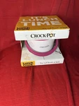 Sunbeam Crock Pot Slow Cooker Travel Lunch Box Pink & White New. Fixed Price $26.88.