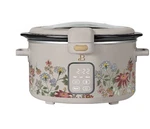 Drew Barrymore 4QT Digital Slow Cooker Hinged Locking Lid Wildflower Porcini. Fixed Price $69.95.