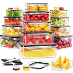 Dacool 32 Pack Food Storage Containers With Lids Airtight Leakproof Plastic.... Fixed Price $30.99.