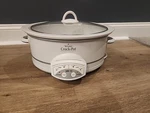 Rival Crock Pot Smart Stoneware Slow Cooker Oval White 6QT SCP609. Fixed Price $75.99.