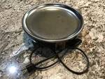 West Bend Lazy Day Slow Cooker Round Hotplate Base 5225 W/ Cord 200W. Fixed Price $17.99.