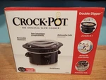 Double Dipper Slow Cooker 2 Sides Divided New Sealed. Fixed Price $39.95.