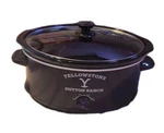 7QT Slow Cooker With Manual Heat Control, Matte Black & Yellowstone The Side. Fixed Price $54.88.