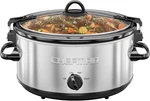 6 Quart Slow Cooker With Locking Lid, Ceramic Crock Portable And Carry. Fixed Price $76.99.
