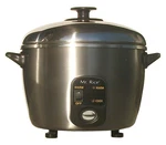 Sunpentown SC-886 Rice Cooker And Steamer, Stainless Steel, 3 Cups. Fixed Price $122.82.