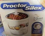 Proctor Silex 33627 7-QUART Round Slow Cooker LARGE.(A1). Fixed Price $22.80.
