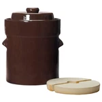 2L Fermentation Crock With Lid & Weights Roots Harvest. Fixed Price $54.99.