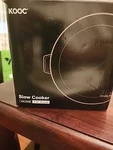 Kooc Small Slow Cooker, 2-QUART, Free Liners Included For Easy Clean-up Black. Fixed Price $12.50.