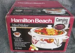 Nos Vintage Hamilton Beach Meal Maker Slow Cooker 33390 Vegetable Print 5.5 Qt. Fixed Price $54.99.