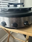 Farberware 104559 3 Crock Pot Triple Slow Cooker 1.5 Quart Warmer Party Buffet. Fixed Price $51.00.