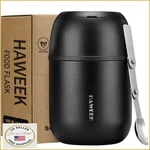 Haweek 17OZ Insulated Soup Thermos Stainless Steel Vacuum Lunch Box For Adults. Fixed Price $26.38.