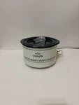 Rival Crockette Herbs 1 Qt Stoneware Slow Cooker Pot Green Lid Tested. Fixed Price $29.99.