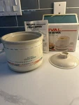 Rival Little Dipper Stoneware Mini Crock Pot Model 3204 Southwest Vtg 1990S. Fixed Price $23.50.