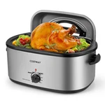 Costway 22QT Electric Roaster Oven Turkey With Visible And Self-basting. Fixed Price $154.09.