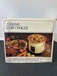 Vintage Sears Countercraft Crock Watcher Pot 3.5QT Slow Cooker New. Fixed Price $80.00.