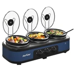 Sunvivipro Triple Slow Cooker, 3X 2.5QT Buffet Food Warmer, Removable Ceramic. Fixed Price $111.49.