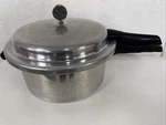 Vintage Mcm Mirro-matic "6" Aluminum Pressure Cooker 6QT #396M Made Usa. Fixed Price $41.98.