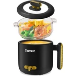 Topwit Hot Pot Electric Steamer, 1.8L Ramen Cooker, Portable F. Fixed Price $67.80.