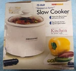 ROADPRO-RPSL-350 Quart Slow Cooker, Auto Travel, 12V, White, 1.5 New. Fixed Price $29.99.