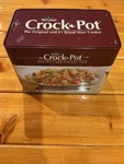 Crock Pot 76 Recipe Keepsake Box Tin - 24 Blank Favorites Cards. Fixed Price $8.00.