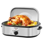 Vevor Electric Roaster Oven 14QT Roasting Pan With Self-basting Lid. Fixed Price $60.99.