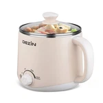 Dezin Electric Pot, 1.6L Ramen Cooker, Hot Stainless Steel, Mult.... Fixed Price $36.86.
