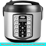 Aroma Professional 20-CUP Digital Rice 5QT Multicooker Silver ARC-5000SB. Fixed Price $42.99.