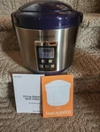 Bon Appetit 10 Cup Digital Multi Cooker Slow Steamer Rice New No Box Navy. Fixed Price $49.99.