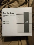 Monbento Mb Square Lunch Box Granite Reuseable Food Grade Hermetic New. Fixed Price $44.99.