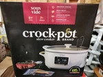 Crock-pot 6QT Programmable Slow Cooker Sous Vide Oat Milk. Fixed Price $168.00.