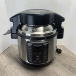 Crock-pot SCCPPA800-V1 Express Crisp Quart Pressure Cooker Air Fryer W Lid 8QT. Fixed Price $89.99.
