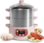 Bear 3-TIER Stainless Steel Electric Food Steamer, 8L Capacity, 1200W. Fixed Price $164.99.