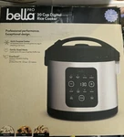 Bella Pro 20-CUP Digital Rice Cooker Stainless Steel New!. Fixed Price $39.99.