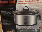 Kings Hawaiian Better Chef 3-QUART Slow Cooker Stoneware Crock Pot IM-464S. Fixed Price $28.00.