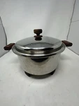 Vintage West Bend Stainless 5-QT Soup/stock Pot/ Cooker Kettle Electric. Fixed Price $80.00.